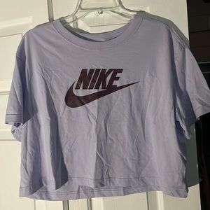 Lilac Nike Crop Top